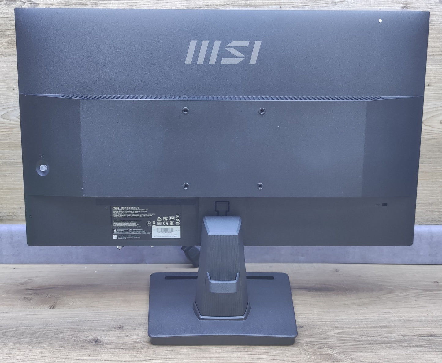 MSI PRO MP251 Monitor 24.5" FHD 1920x1080 IPS HDMI VGA AMD FreeSync 100Hz 1ms 