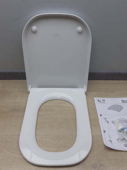 Roca A80173000B WC-Sitz, The Gap Square kompakt, Weiß, I17144