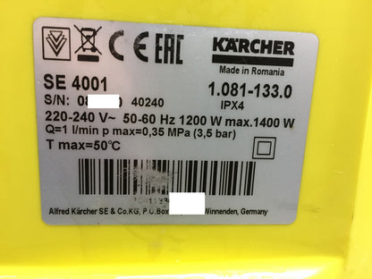 Kärcher 1.081-133.0 Wet and Dry Vacuum Cleaner SE 4001, I33254 