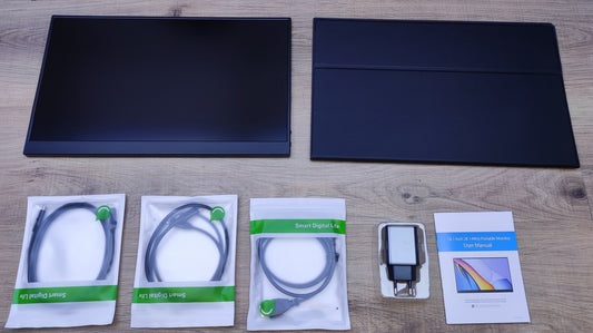 Uperfect Portable Monitor 16" QHD 2560x1600 IPS USB-C HDMI 144Hz Speaker 