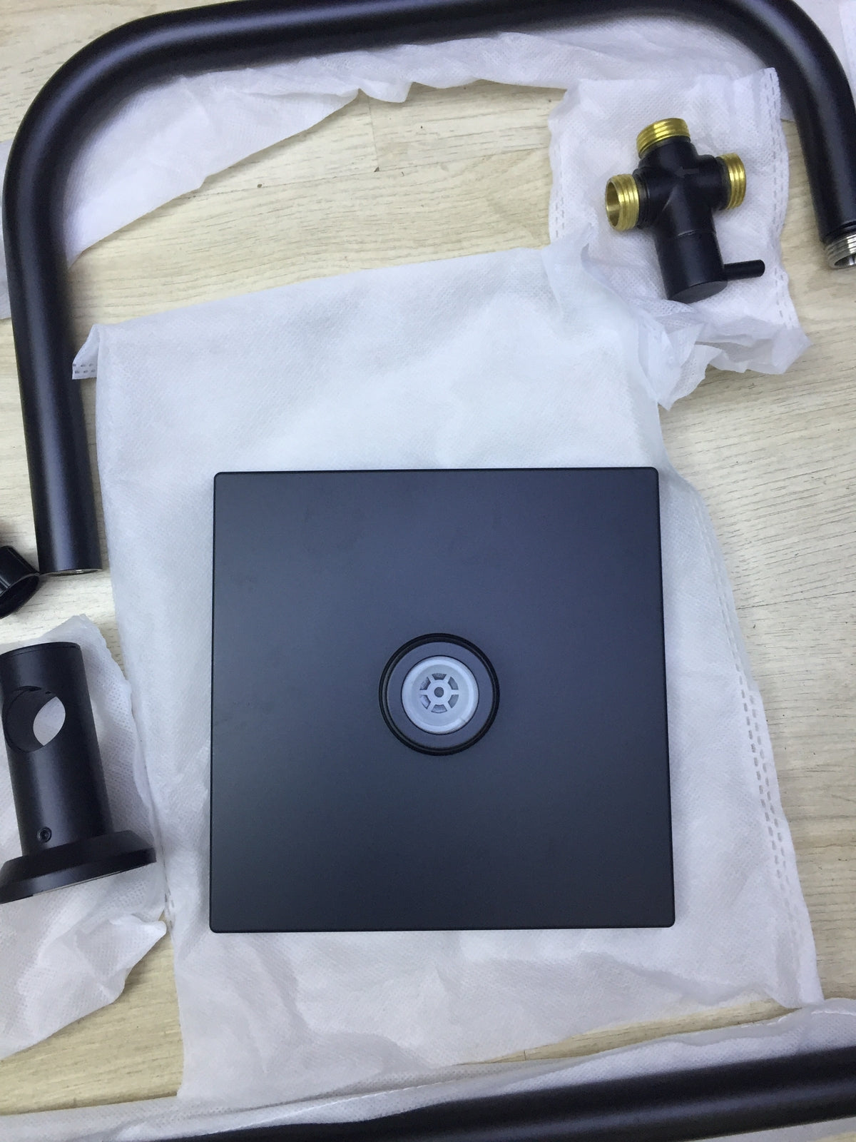 EISL DX12004BL-A Duschset mit Umschalter, schwarz, I30862