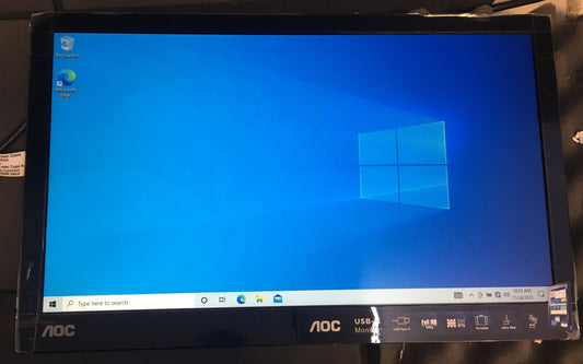 AOC I1601P portable monitor 15.6" FHD 1920x1080 IPS USB-C 60Hz black