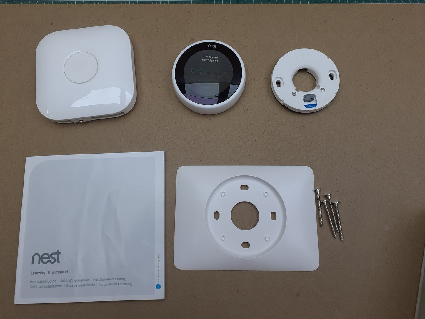 Nest Selbstlernendes Thermostat 3. Generation, Weiß, I05568