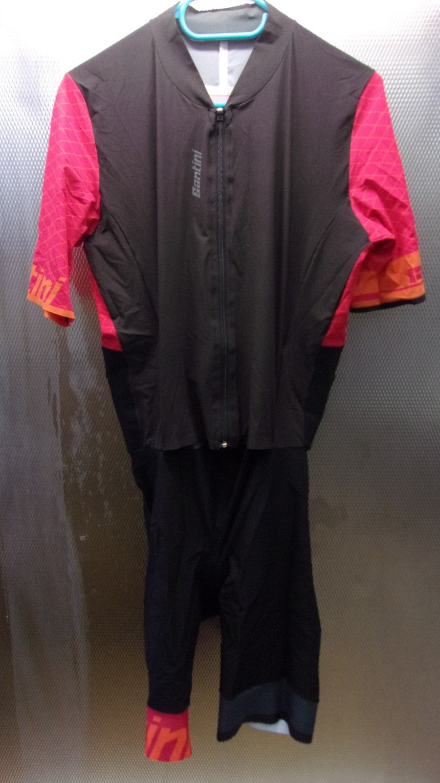 Santini Sleek Plus 777 Herren Rot/Schwarz 2018 Triathlon V00298