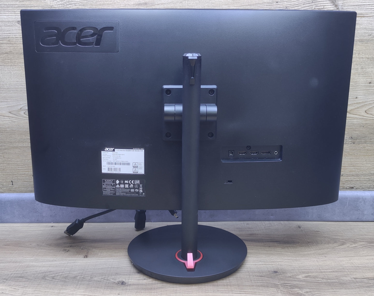 Acer Nitro XZ270UPbmiiphx Gaming Monitor 27" WQHD 2560x1440 Adaptive Sync 165Hz 