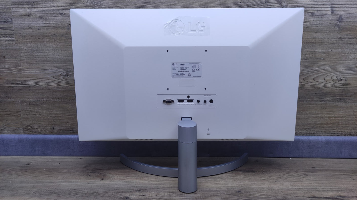 LG 27ML60SP-W Monitor 27" FHD 1920x1080 IPS HDMI VGA AMD FreeSync 75Hz 5ms