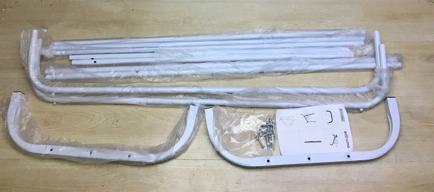 edihome Kleiderständer Doppelt, 110 x 150 x 54 cm, Schuhregal, I30220