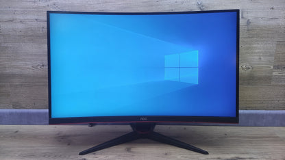 AOC Gaming C27G1 Monitor 27" Curved FHD 1920x1080 HDMI DP VGA AMD FreeSync 144Hz