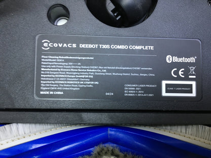 ECOVACS DEEBOT T30S Combo Complete Robot Vacuum Cleaner + Handheld Vacuum Cleaner 11000 Pa