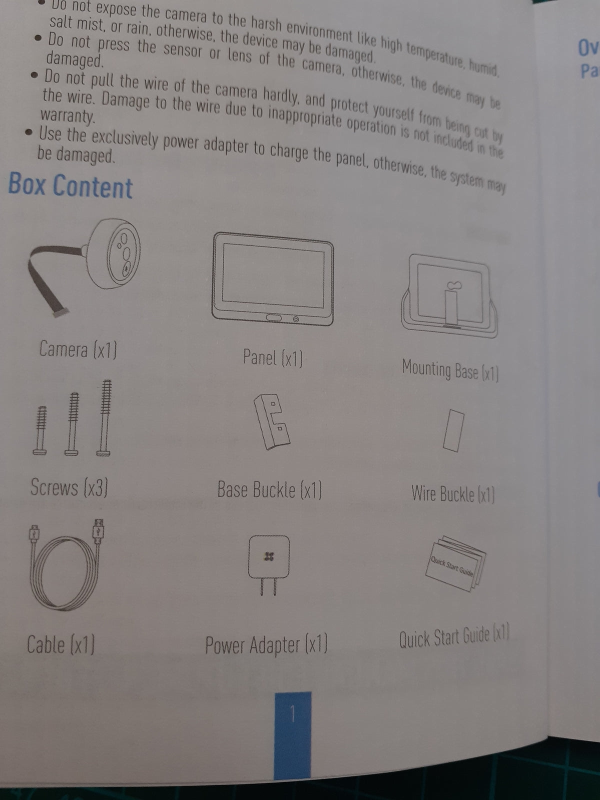 Ezviz CS-DP1 Videogegensprechanlage - drahtlos, I04445