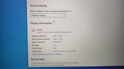 Uperfect Tragbarer Monitor 16" QHD 2560x1600 IPS USB-C HDMI 144Hz Lautsprecher