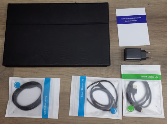Uperfect Portable USB-C Monitor 15.6" FHD 1920x1080 IPS HDMI USB Type-C Black 