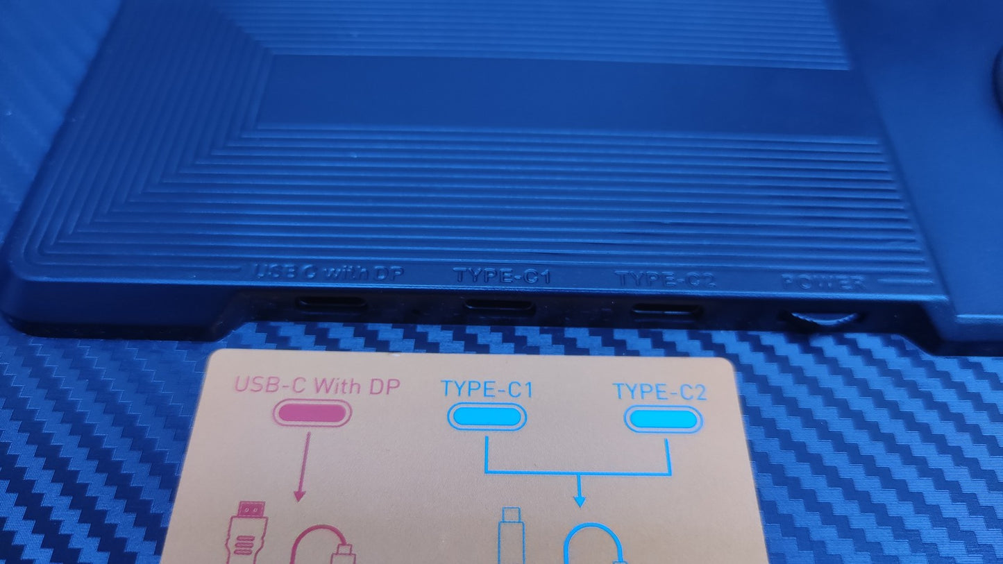 Kwumsy S6 Tragbarer Monitor Erweiterung für Laptop 15,6 1920x1080 HDMI USB-C