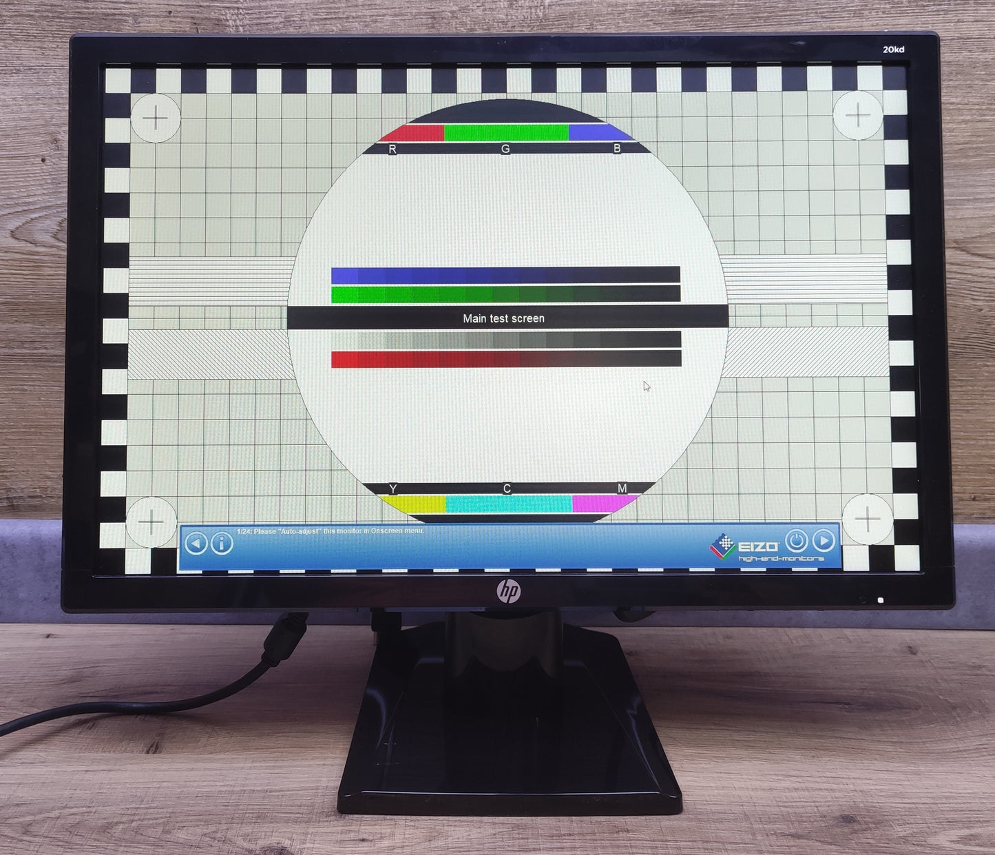 HP 20kd Monitor 19.5" WXGA+ 1440x900 IPS VGA DVI 60Hz 8ms (GtG) black