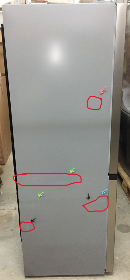 Midea Comfee MERB345MGC02 Kühl- Gefrierkombination Kühlschrank 338L No Frost