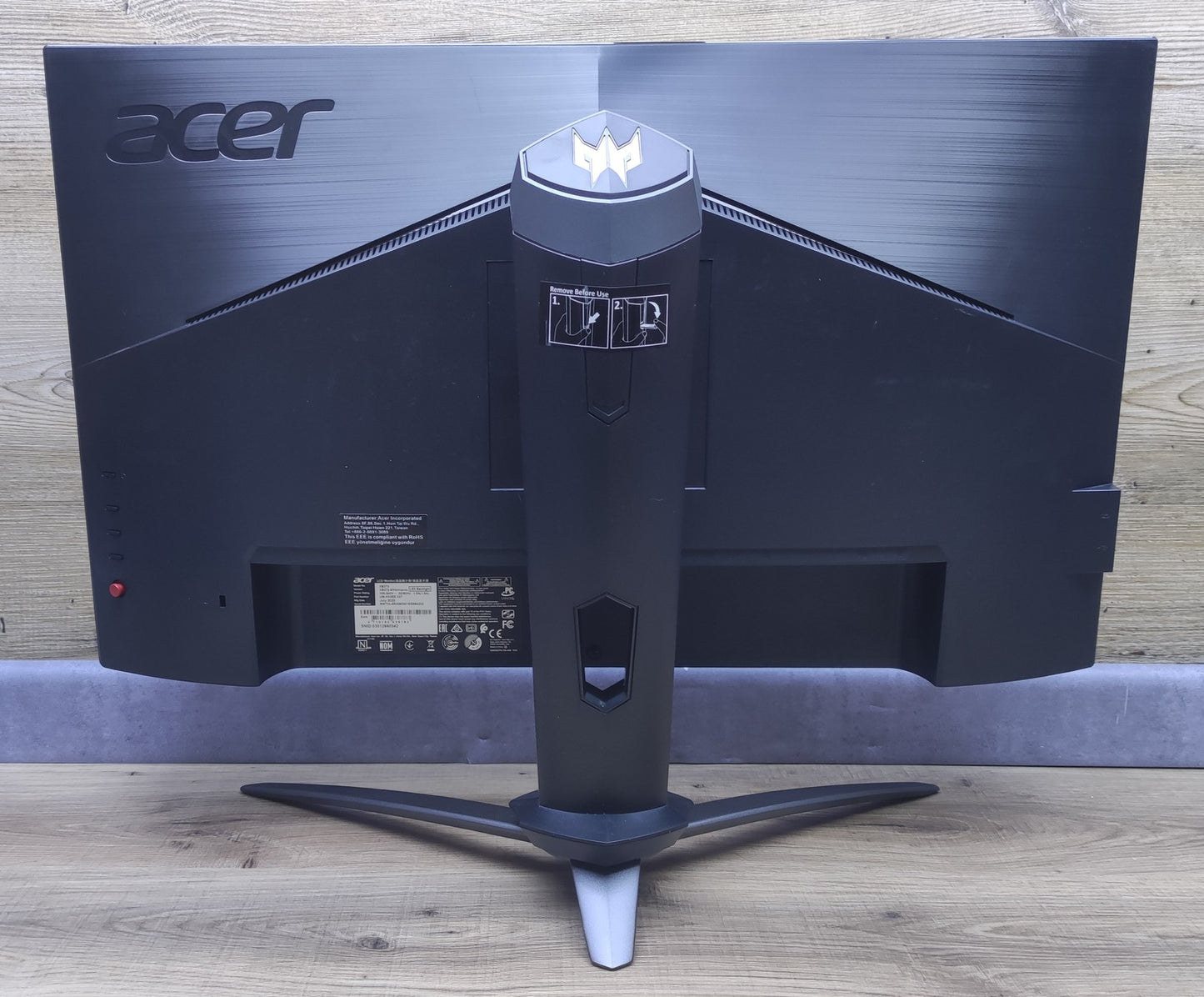Acer Predator XB273GXbmiiprzx Monitor 27" 1920x1080 HDMI DP NVIDIA G-Sync 240Hz