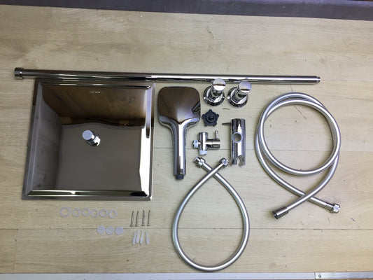 EISL EASY DELUXE shower set DX12011, shower system without fittings, I32566 