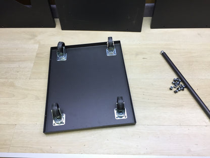 Mille Kaminholzständer Stahl 601, schwarz, mit Lenkrollen, I23843