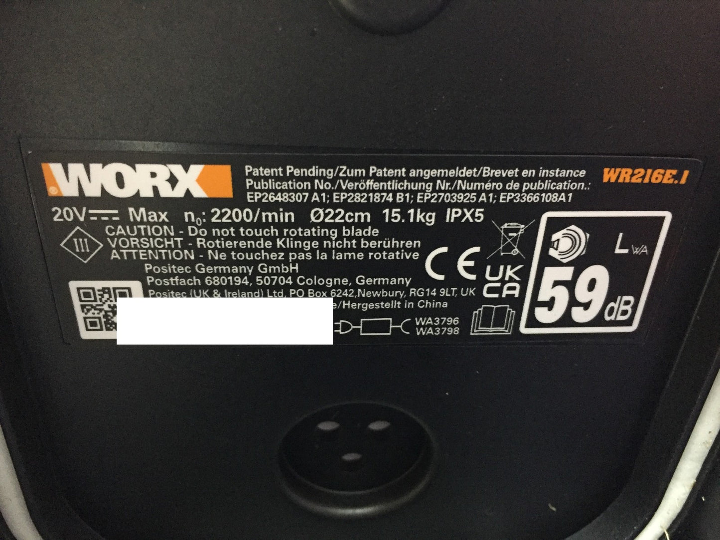 WORX Landroid Vision L1600 robotic lawnmower WR216E.1, for gardens up to 1600m², I33186 