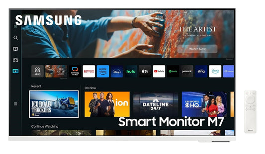 Samsung M7 S32CM703UU Smart 4K Monitor 32" UHD 3840x2160 HDR10 HDMI USB-C weiß
