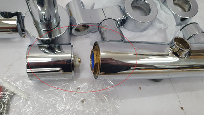 Jacob Delafon E32850-CP Brigitte Duschsäule Thermostat, I02157