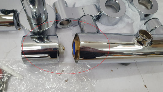 Jacob Delafon E32850-CP Brigitte Duschsäule Thermostat, I02157