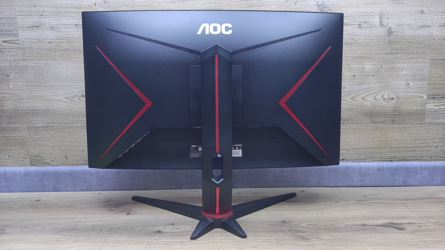 AOC C27G2U/BK Gaming Monitor 27" Curved FHD 1920x1080 AMD FeeSync 165Hz 1ms