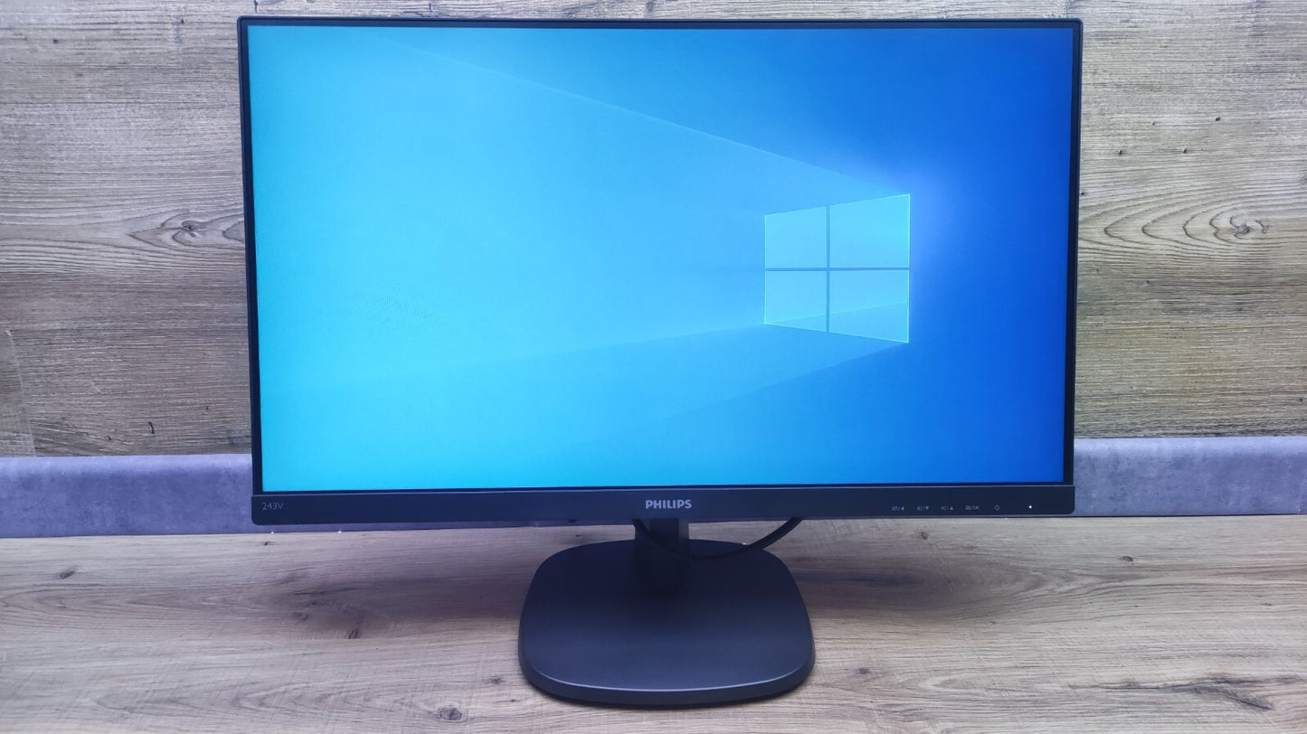 Philips 243V7QDAB/00 Monitor 23.8" FHD 1920x1080 VGA DVI HDMI 60Hz 5ms black 