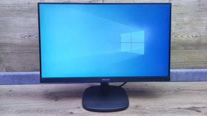 Philips 243V7QDAB/00 Monitor 23.8" FHD 1920x1080 VGA DVI HDMI 60Hz 5ms black 