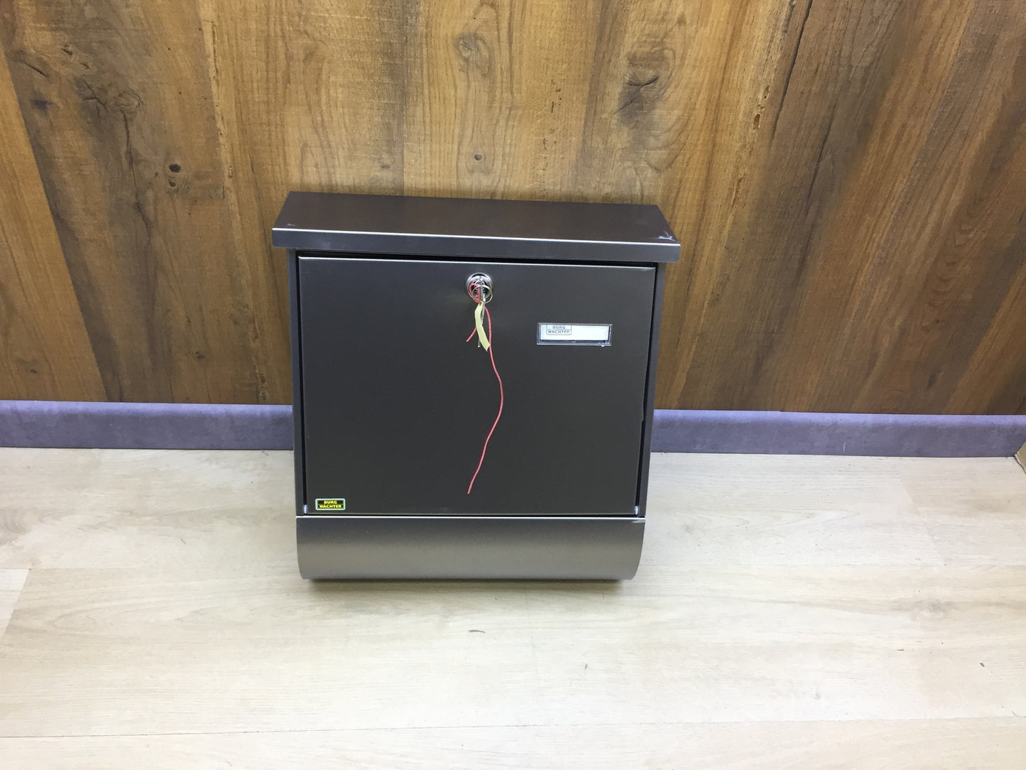 BURG-WÄCHTER Edelstahlbriefkasten-Set 38670 Ni  A4 Einwurf, I26698