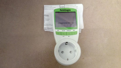 Sainlogic Strommessgerät mit großem LCD Bildschirm - Stromzähler,Rechnung V02179