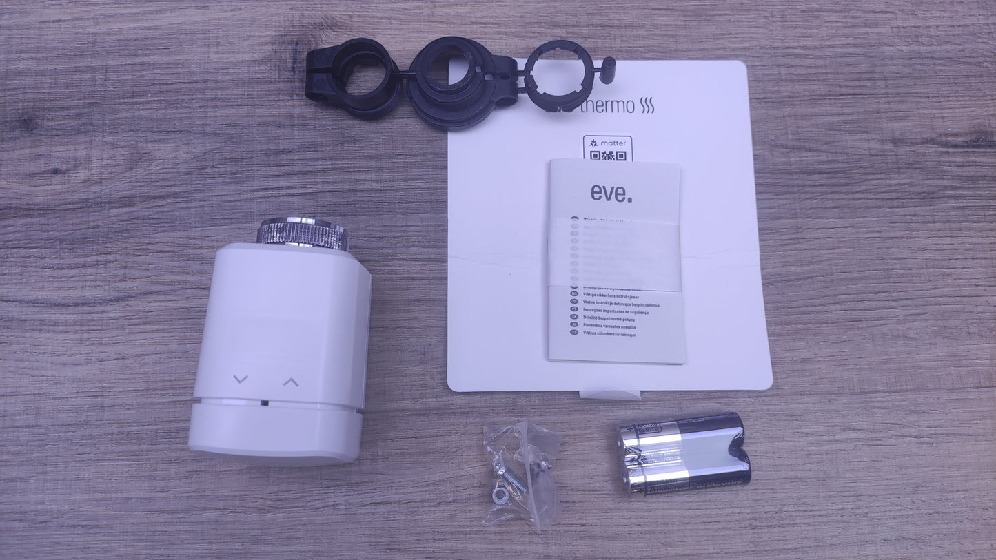 Eve Thermo (Matter) Smartes Heizkörperthermostat LED-Display I32515