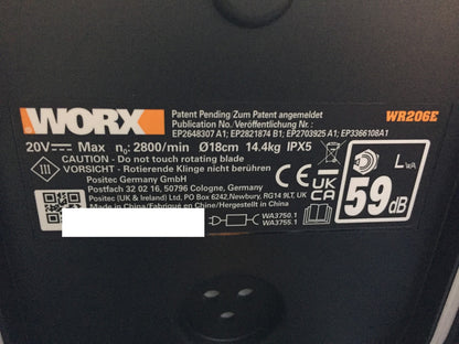 WORX Landroid Vision M600 Mähroboter WR206E, für Gärten bis 600qm, I33570