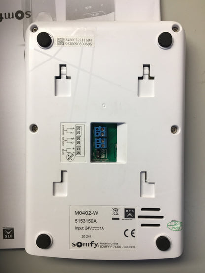 Somfy 1870535 V100+ Video Gegensprechanlage, 4,3 Zoll Monitor Nachtsicht, I14915