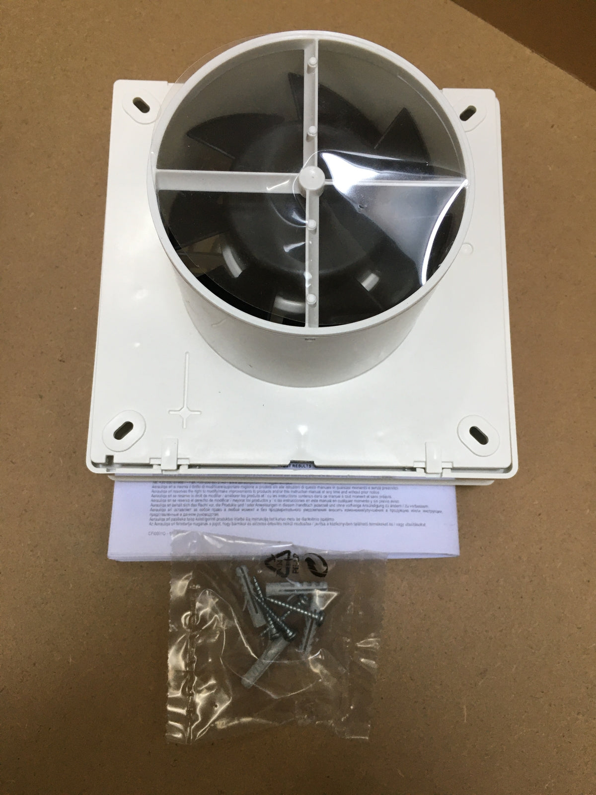 AERAULIQA 3140 QD100HTBB Luftabsaugung, Weiß RAL 9010, V13814