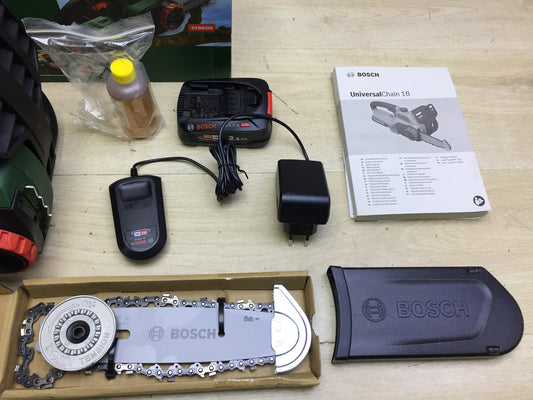 Bosch UniversalChain 18 cordless chainsaw, 2.5Ah battery, 18V, I33118