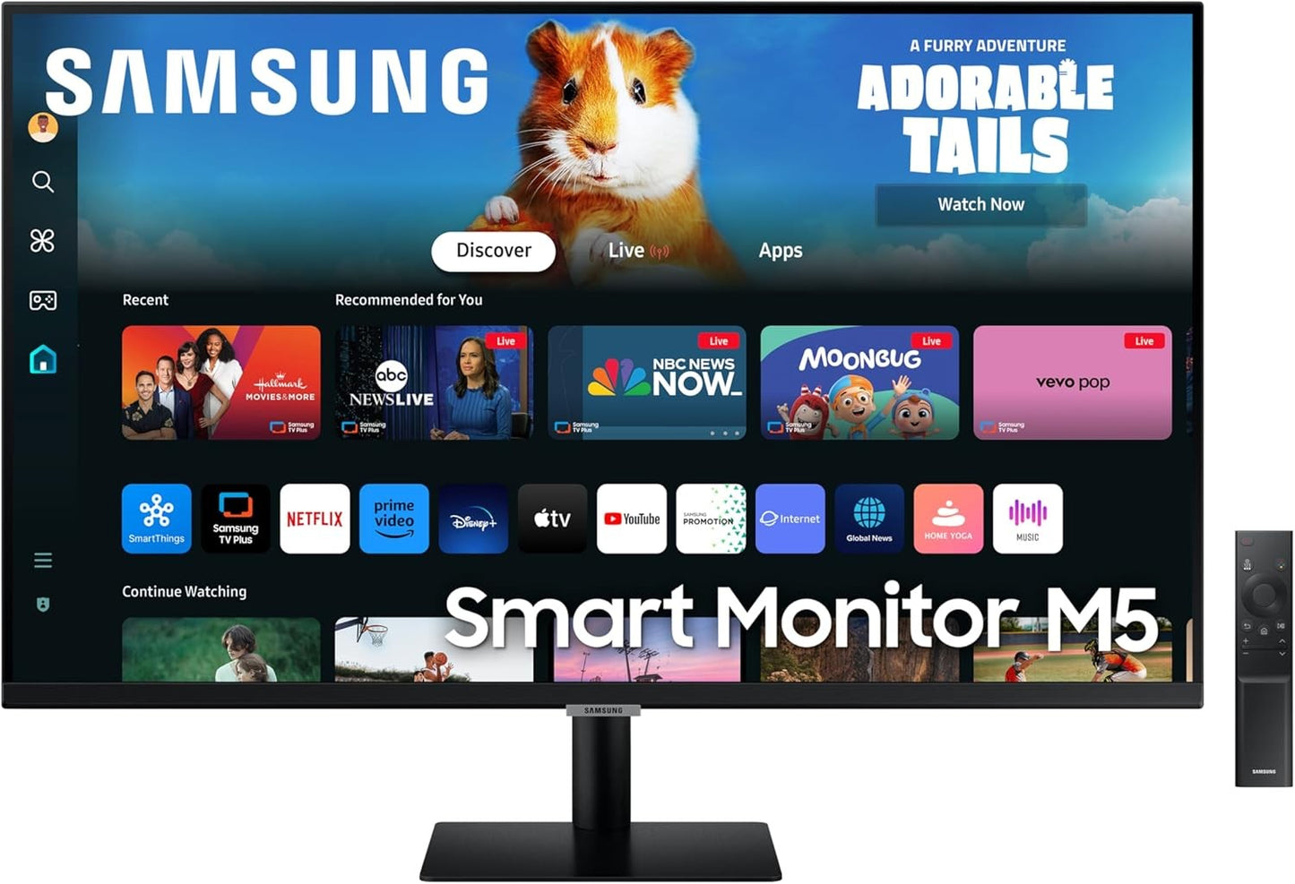 Samsung S32DM502EU Smart Monitor 32" FHD 1920x1080 HDR10 HDMI WLAN Tizen App