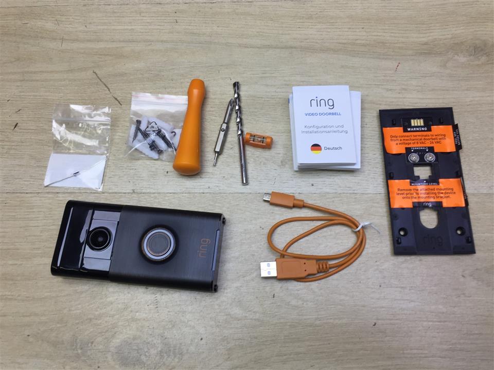 Ring Video-Türklingel WLAN HD Bewegungserkennung I31566