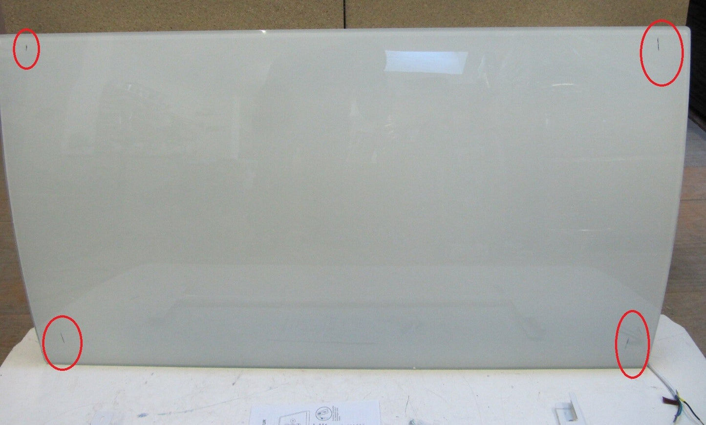 Carrera Heizkörper Gusseisen aus Glas glänzend 2000 W Weiß, I30211