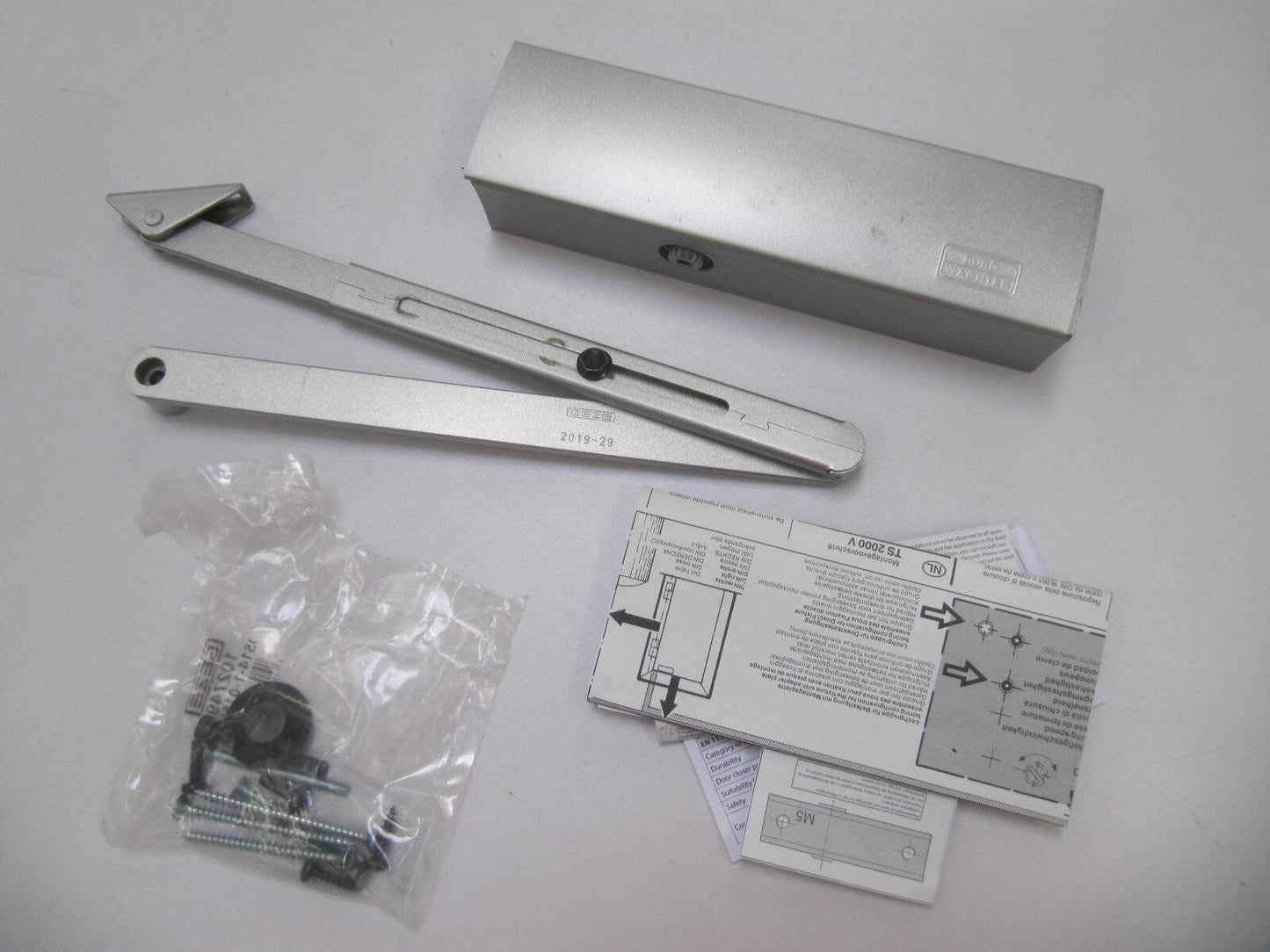 Burg-Wächter Gestänge-Türschließer mit variabler Schließkraft, V08833