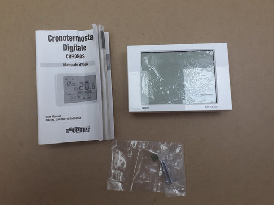 Vemer VE451100 Chronos Thermostat Touch Screen Wandleuchte, weiß, I05697