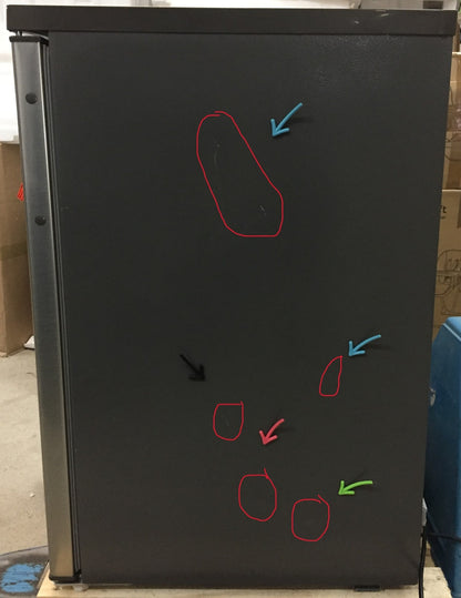 Bomann VS 2195.1 INOX Kühlschrank Vollraumkühlschrank 133L 85cm LED (721952)