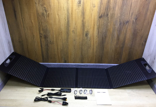 Ecosonique UT-100 solar panel with removable power hub, 100W, I33226 