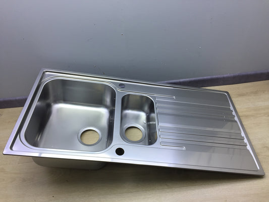 Franke SRX 651 101.0368.322 Küchenspüle 100 x 50 cm, Edelstahl, I17359