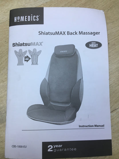 HoMedics CBS-1000-EU Shiatsu Massageauflage Vibrationsmassage, I30252