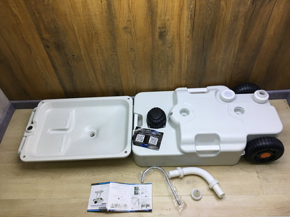 SereneLife Campingwaschbecken SLCASN25, Weiß, 30L, I30133