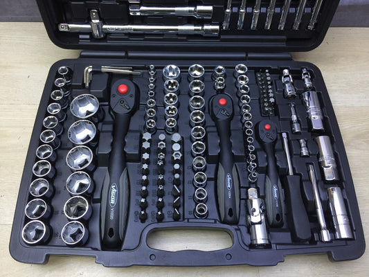 VIGOR Steckschlüsselsatz V2461, 172-teiliges Werkzeug-Set, I33289