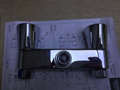 Grohe Costa S shower fitting 26319001, 120 mm, silver, I30835 