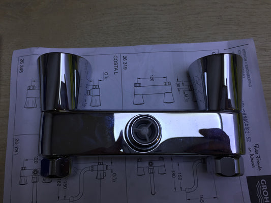 Grohe Costa S shower fitting 26319001, 120 mm, silver, I30835 