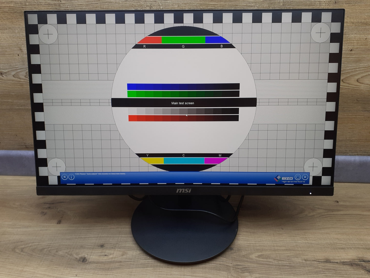 MSI Pro MP242 LED Monitor 23.8" FHD 1920x1080 IPS HDMI VGA 75Hz 5ms Speakers 